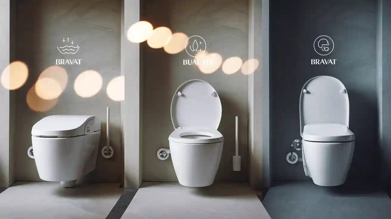 Comparing Bravat Toilet Models and Their Standout Features