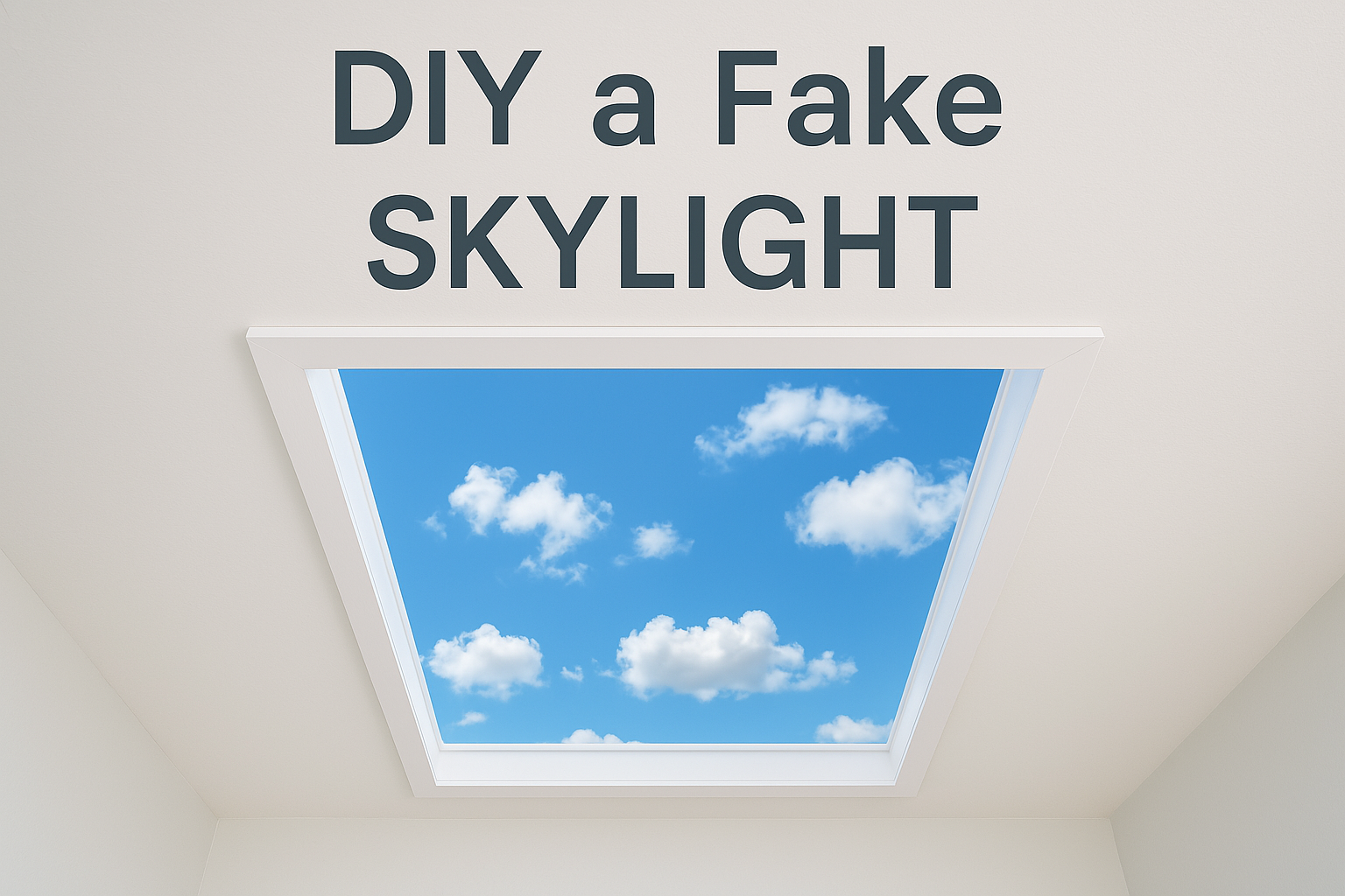 DIY a Fake Skylight