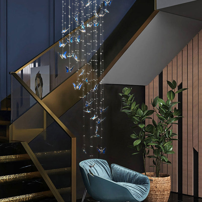 Lumimuse Open Box Deal: Exquisite Butterfly Shape Crystal Chandelier