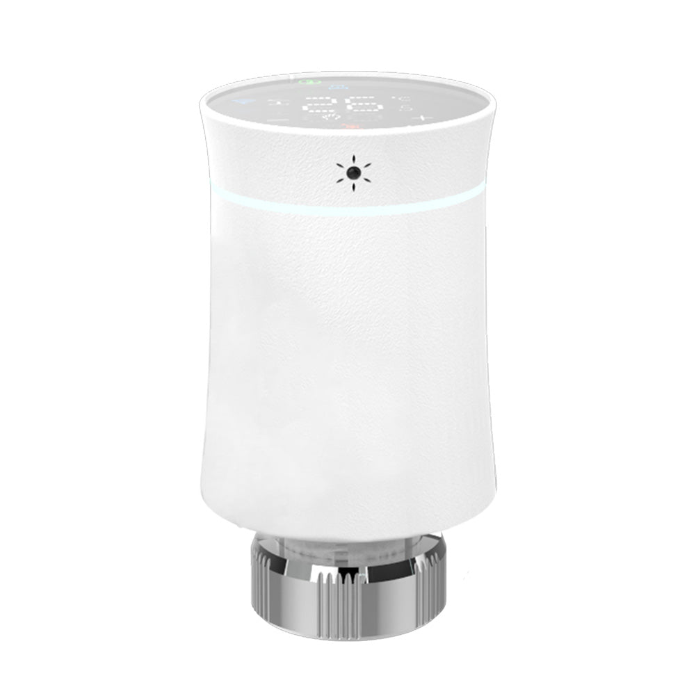 LumiMuse ZigBee Smart Radiator Valves Tuya Save Energy Black White TRV BRT 100 Mini Soft Touching Thermostatic Valve