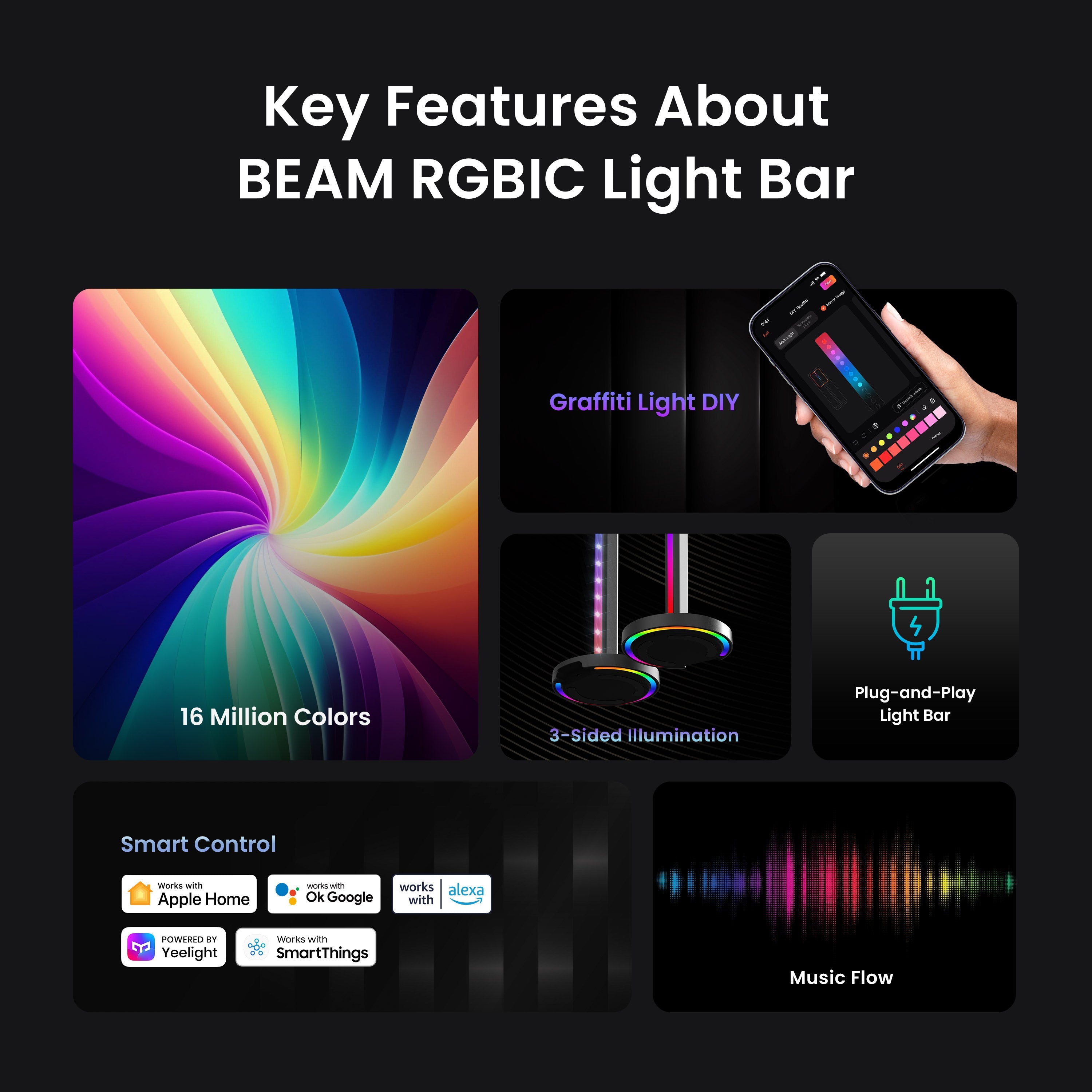 Lumimuse Beam RGBIC Light Bar