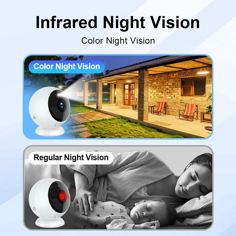 Magnetic Battery Security Camera — 2K 5MP, AI Detection