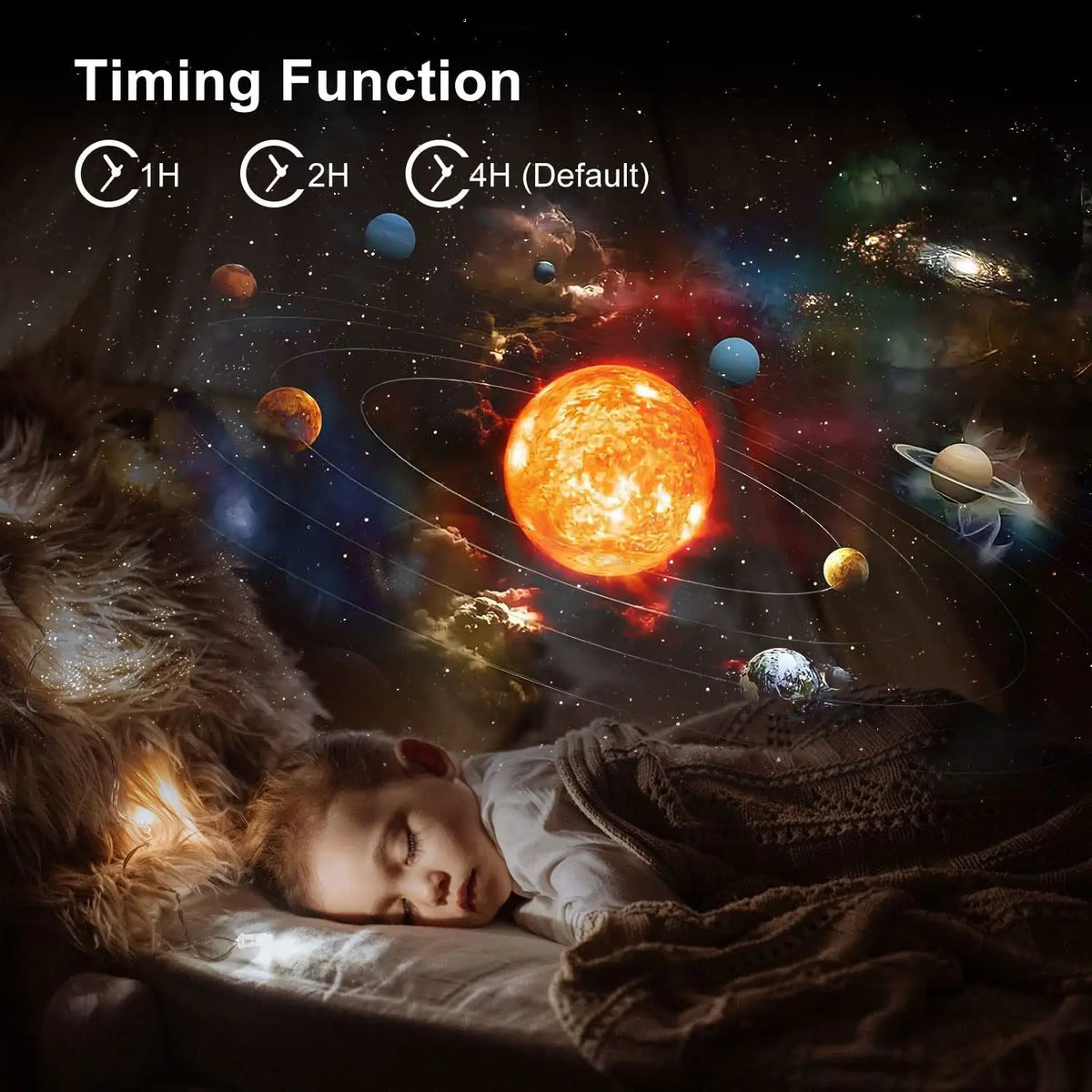 13-in-1 Star Projector — Galaxy & Aurora Night Light