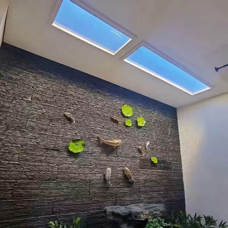 SkyView LED Ceiling Light – Ultra-Realistic Sunlight & Blue Sky Effect, Smart App & Remote Control, Dimmable & Energy-Efficient