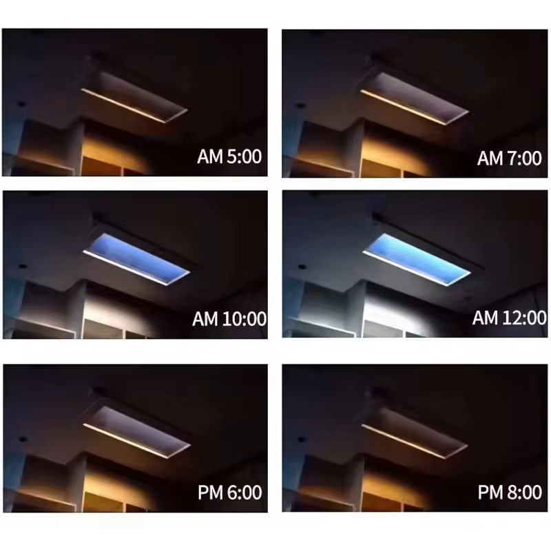 SkyView LED Ceiling Light – Ultra-Realistic Sunlight & Blue Sky Effect, Smart App & Remote Control, Dimmable & Energy-Efficient