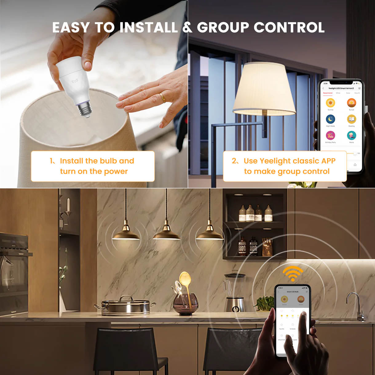 Lumimuse Smart Dimmable Bulb W3- 4pack