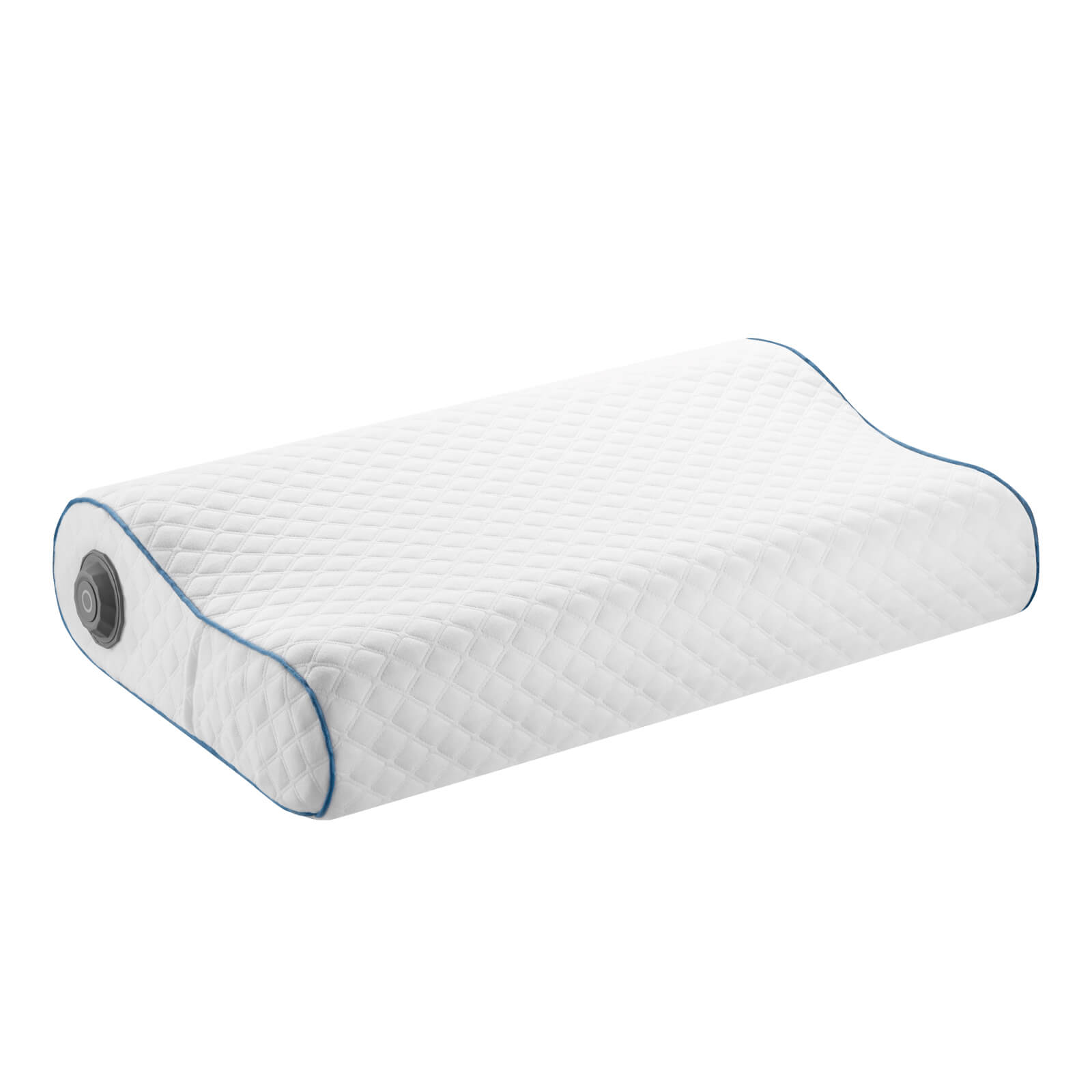 LumiMuse Health Bluetooth Heated Cervical Memory Foam Ergonomic Pillow with Graphene Heating