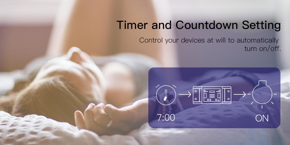 WiFi RF DIY Smart Light Switch Module Universal Breaker Timer Works with Alexa Google Home