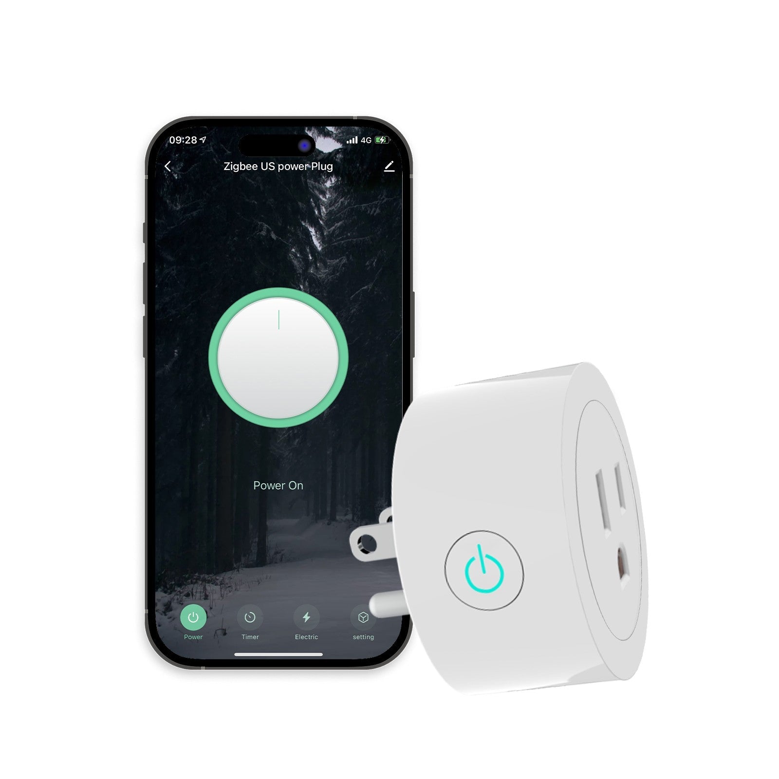 Energy Monitoring Smart Zigbee Plug Work as Repeater Range Extender EU/UK| LumiMuse