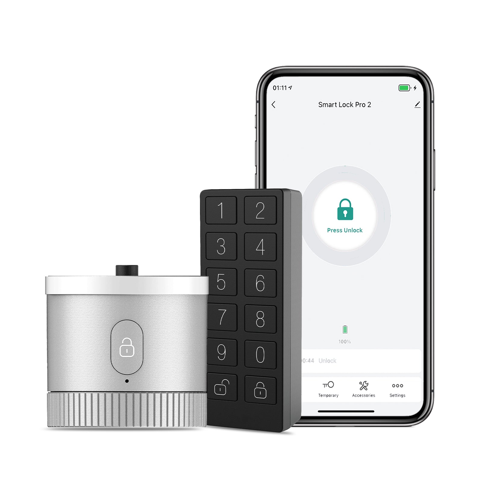 ¡¾EU Version¡¿Bluetooth Smart Door Lock Bank-grade AES128 Bit and TLS Encryption Keypad Bundle Bluetooth Sensor Unlocking Tuya Smart APP Remote Unlocking