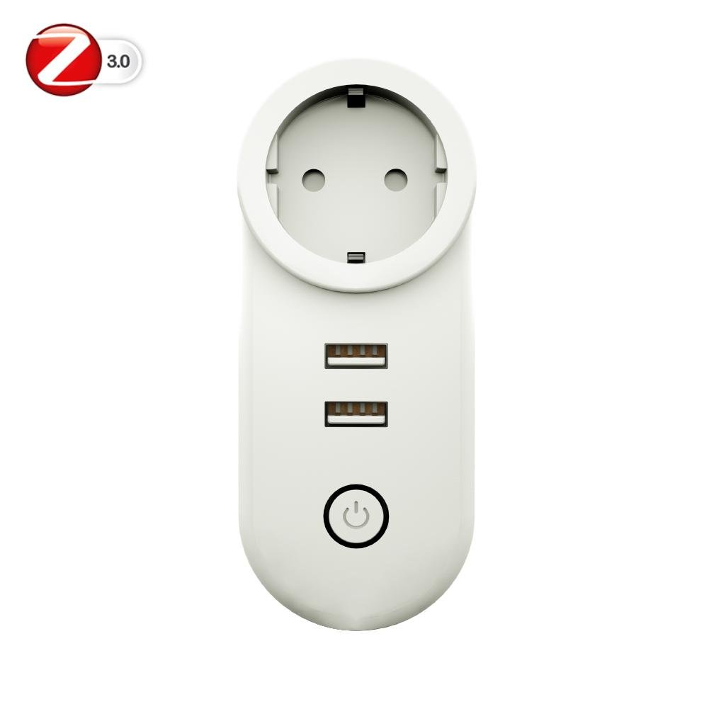 ZigBee3.0 Dual USB Wireless Socket Plug 2MQTT Setup Available | LumiMuse