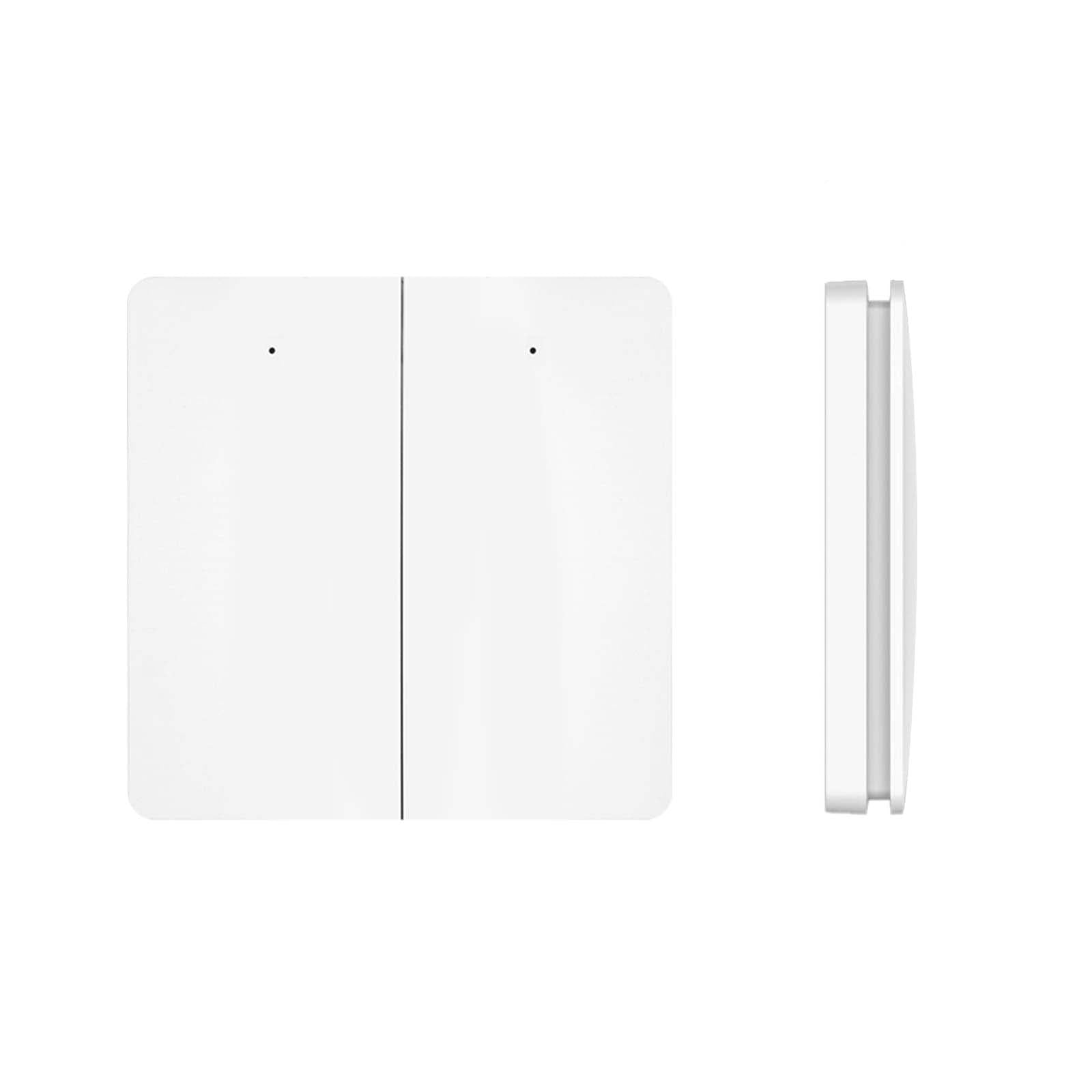 LumiMuse Smart ZigBee Wireless Switch, Self-powered 2/3 Gang Scene Switch Sticker