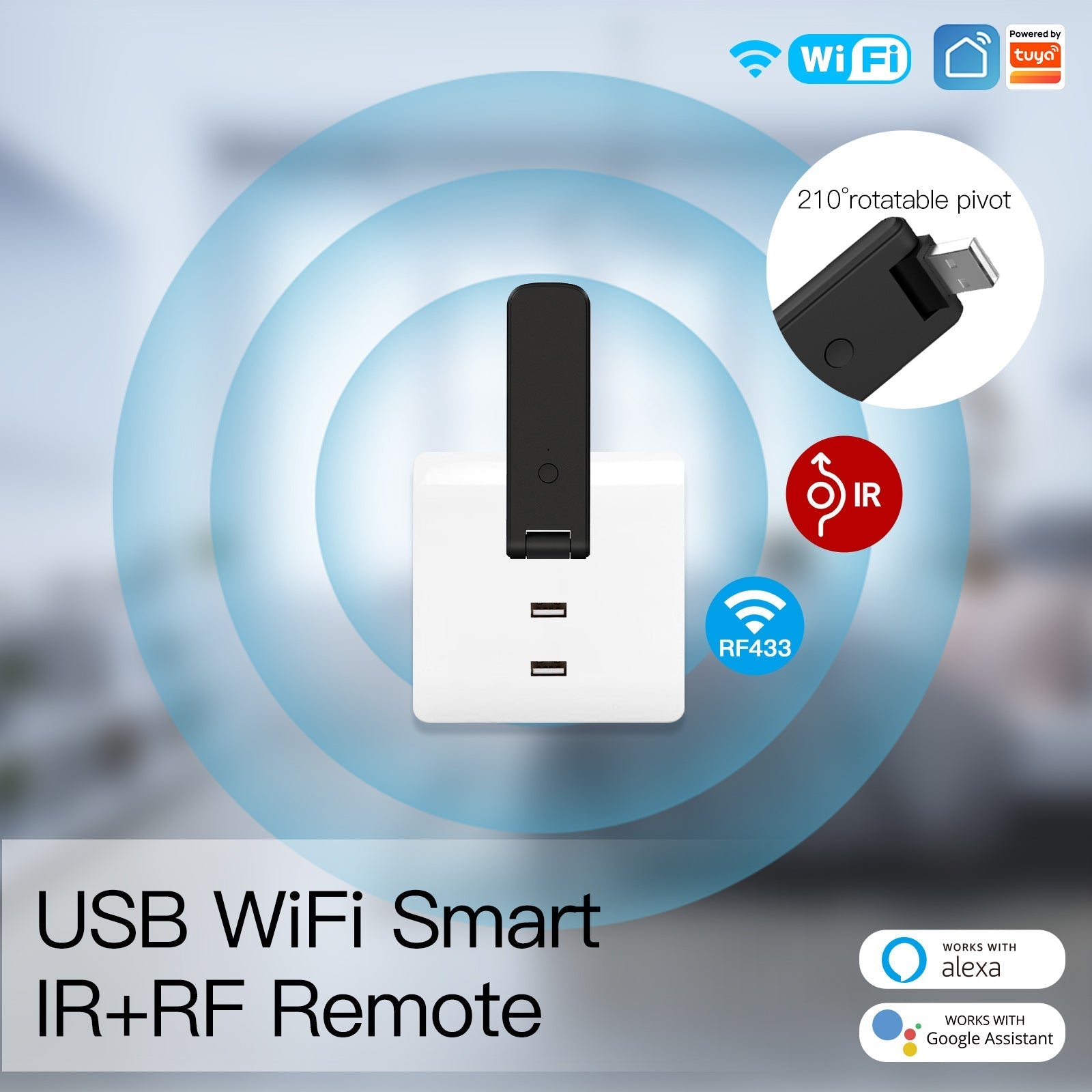 LumiMuse WiFi USB Smart IR RF Wireless Universal Remote Controller