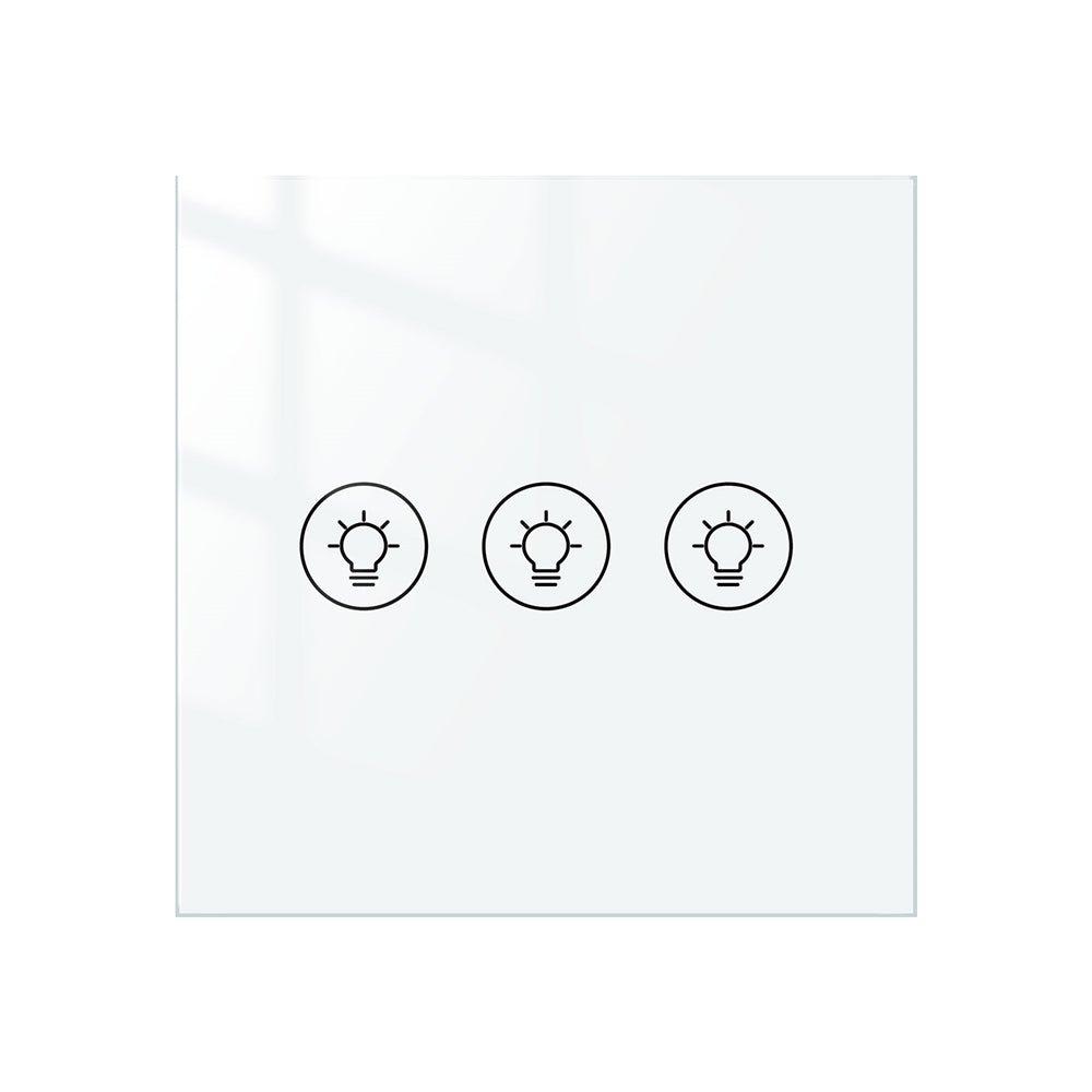 LumiMuse WiFi Smart Light Dimmer Touch Panel Switch 1/2/3 Gang EU Version - A Pack of 5 Boxes