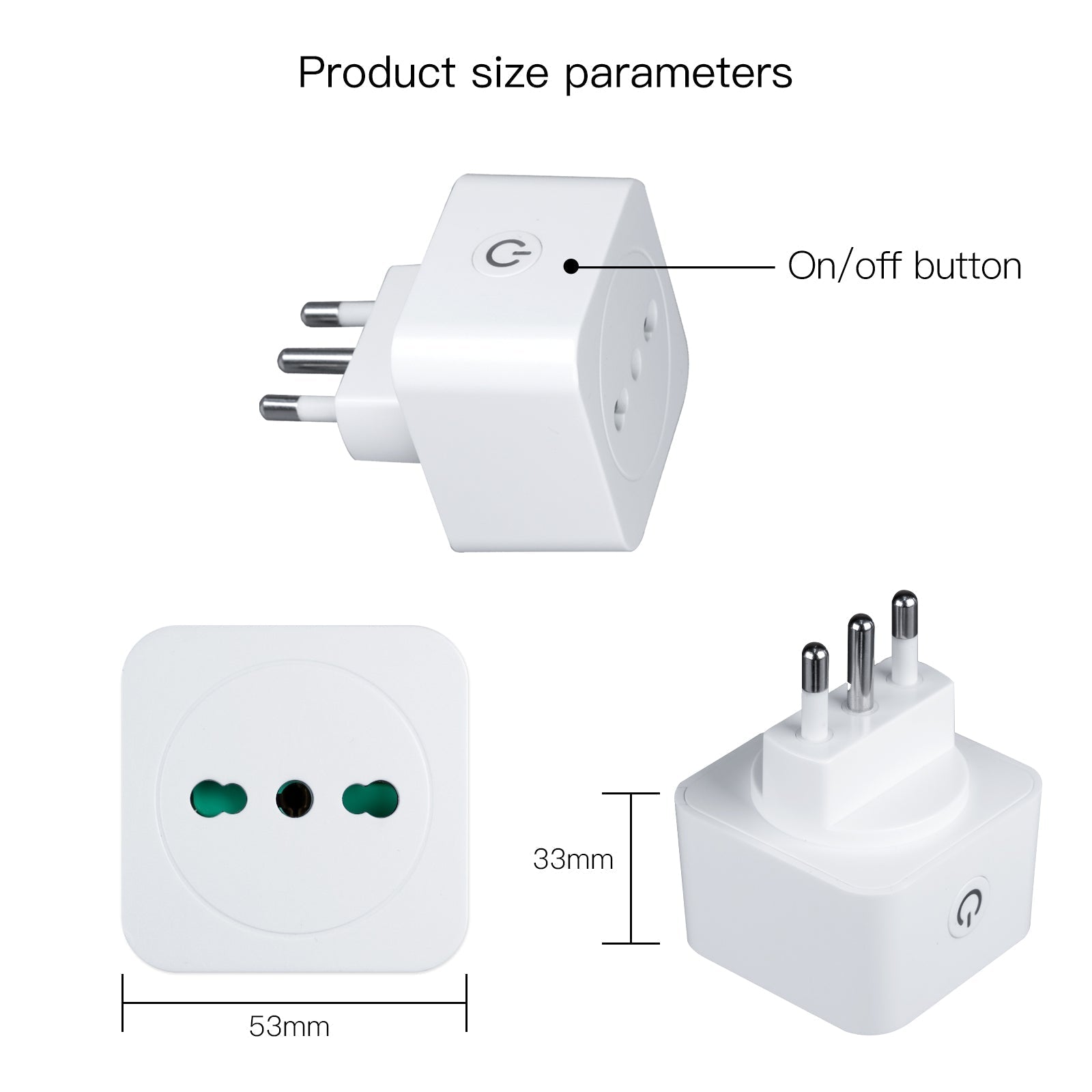 LumiMuse WiFi Smart Socket Power Plug(Type L) Italian 16A Energy Monitor