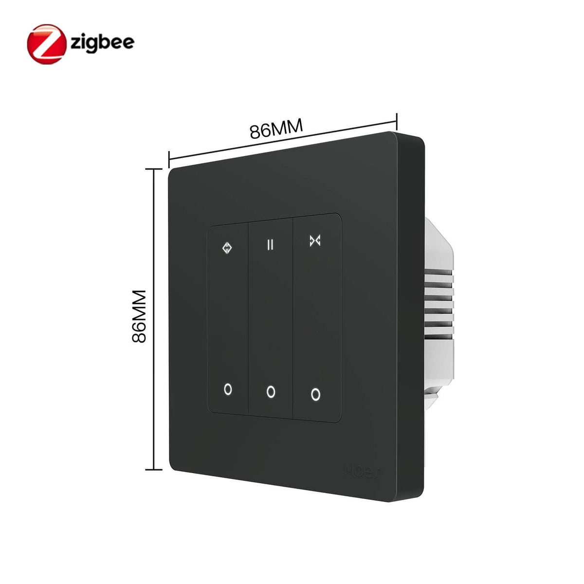 LumiMuse ZigBee RF Smart Curtain Switch For Roller Shutter Electric Curtains Blind Motor Support Timing & Remote Control