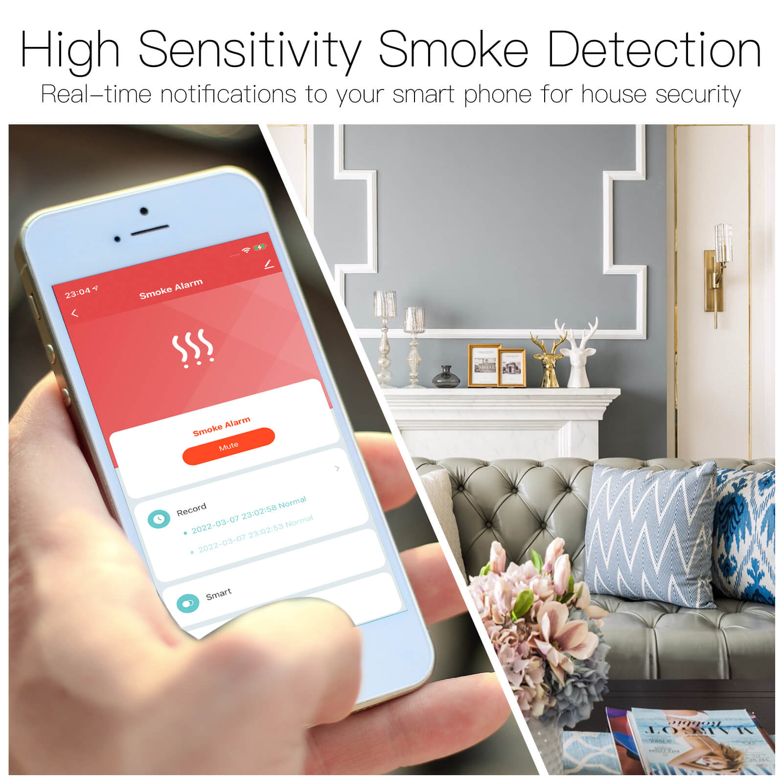 LumiMuse ZigBee Smart Smoke Fire Detector Sensor