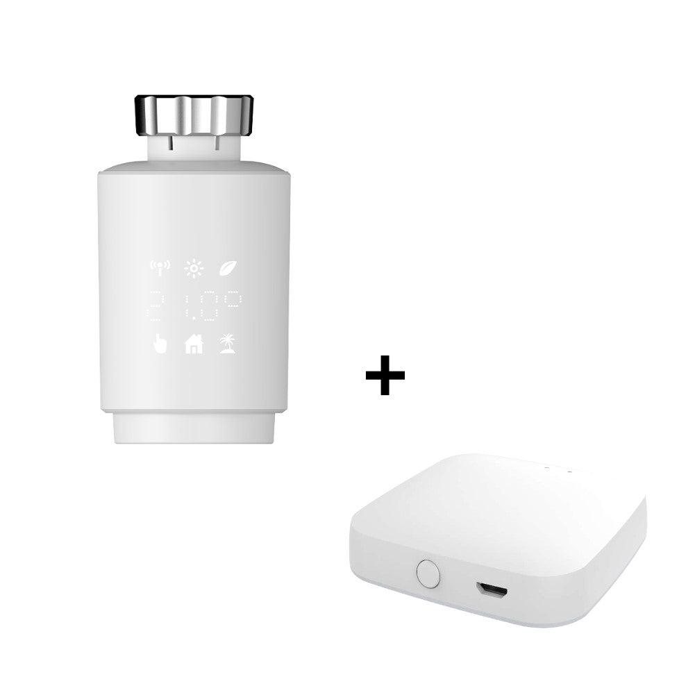 Zigbee Smart Thermostat Radiator Valve Energy Saving 2MQTT Digital Timer Voice Remote Control TRV