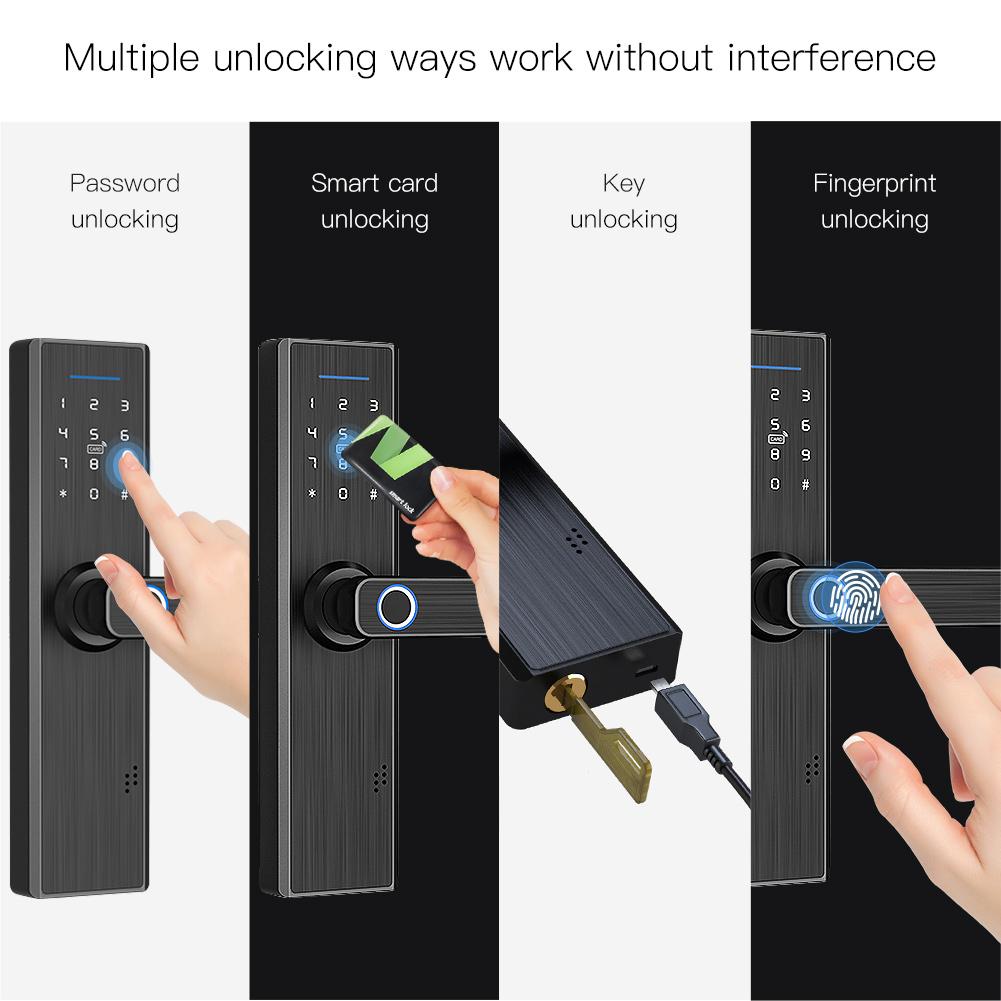 WiFi Security Intelligent Multiple Unlocking Fingerprint Smart Lock