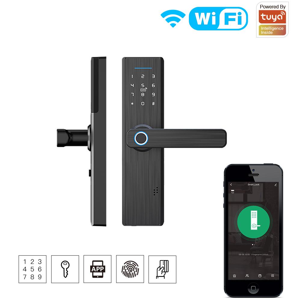 WiFi Security Intelligent Multiple Unlocking Fingerprint Smart Lock
