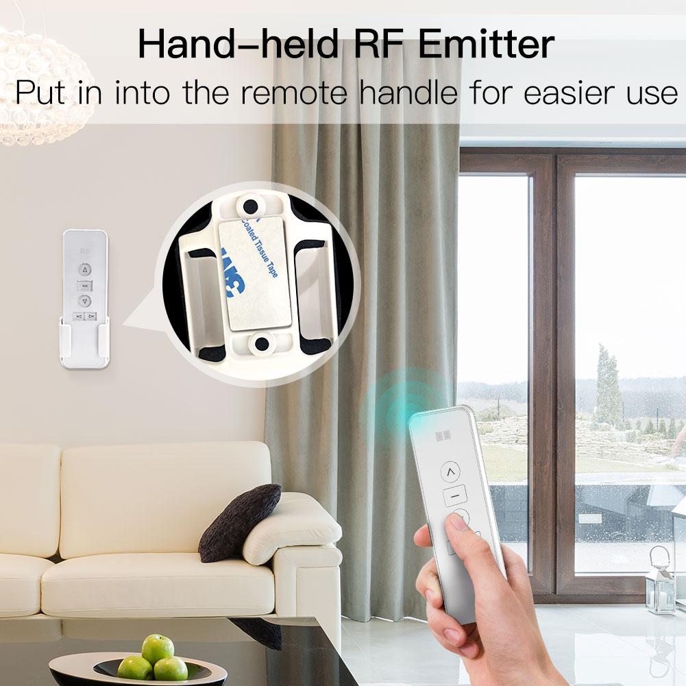 RF433 Remote Emitter For Controlling WiFi /ZigBee Curtain Motor
