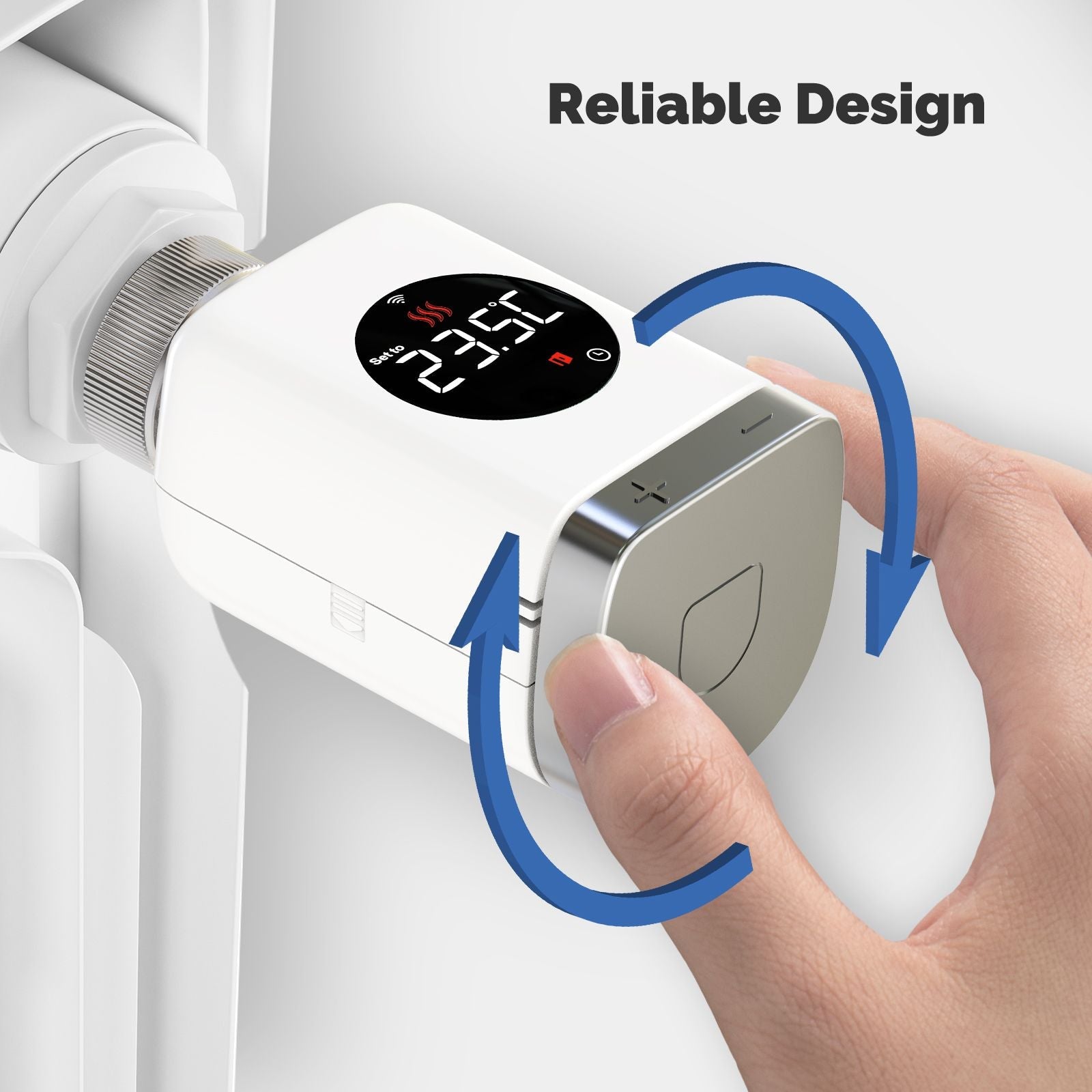 Smart Wifi Thermostatic Radiator Valve TRV Programmable Temperature Controller