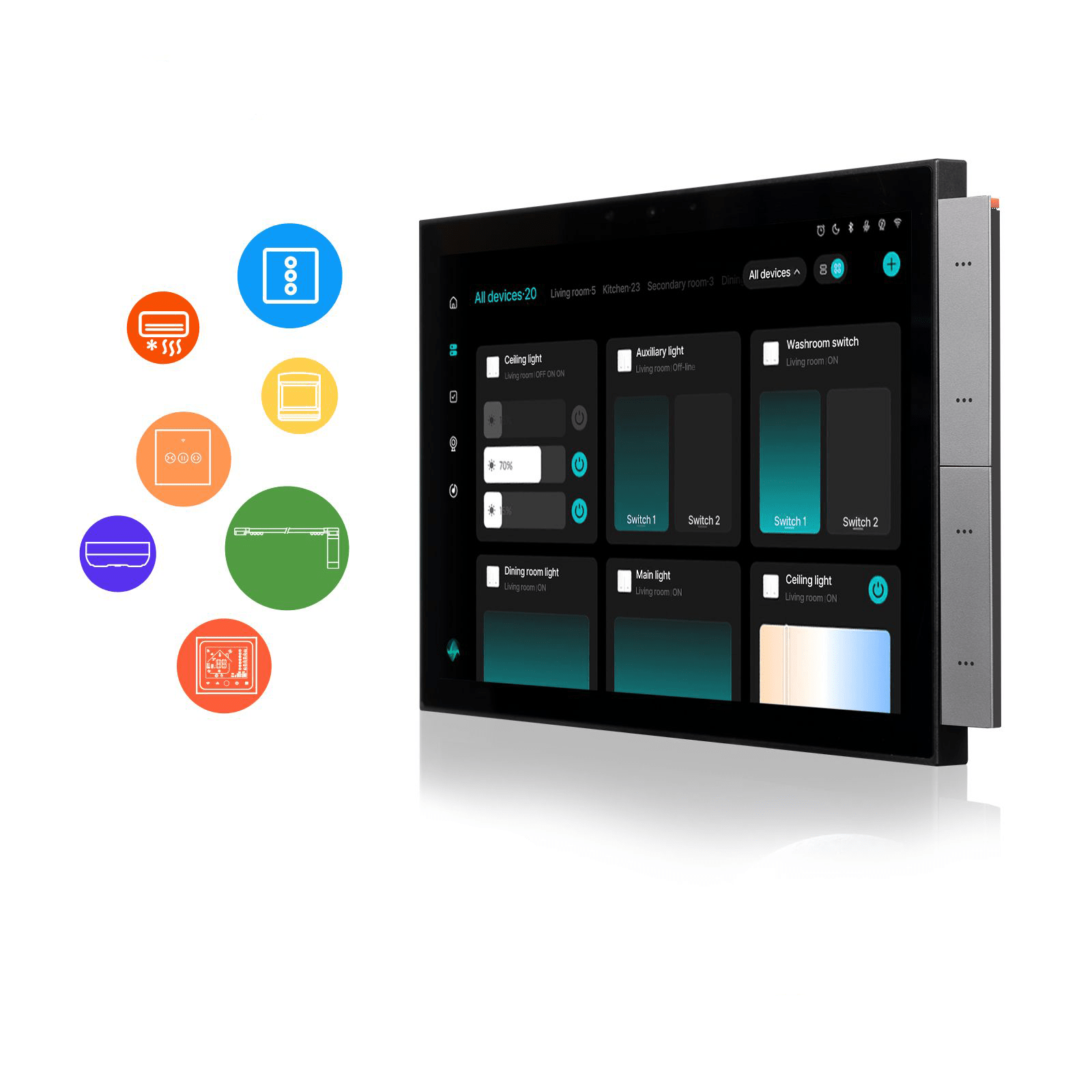 Tuya 10.1-Inch Smart Control Panel Max with Ble/Zigbee Gateway | LumiMuse