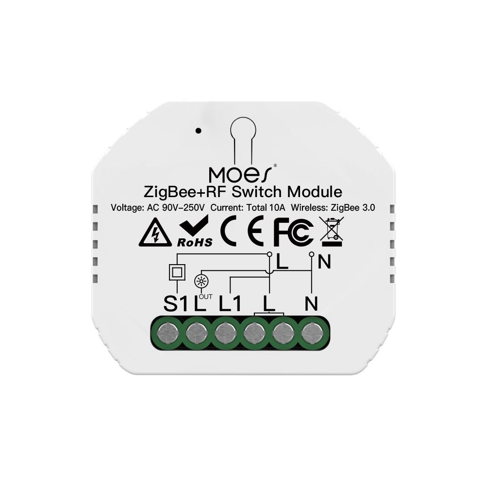 LumiMuse Tuya ZigBee 3.0 RF Switch Module, Smart Light Switch Module 1/2 Gang