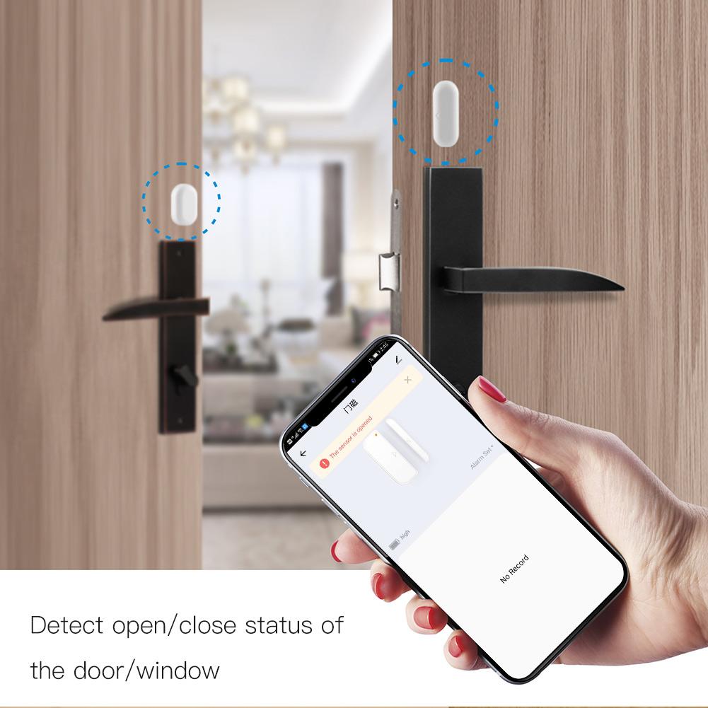 Tuya ZigBee Smart Window Door Gate Sensor Detector Security Alarm System 2MQTT Setup Availble