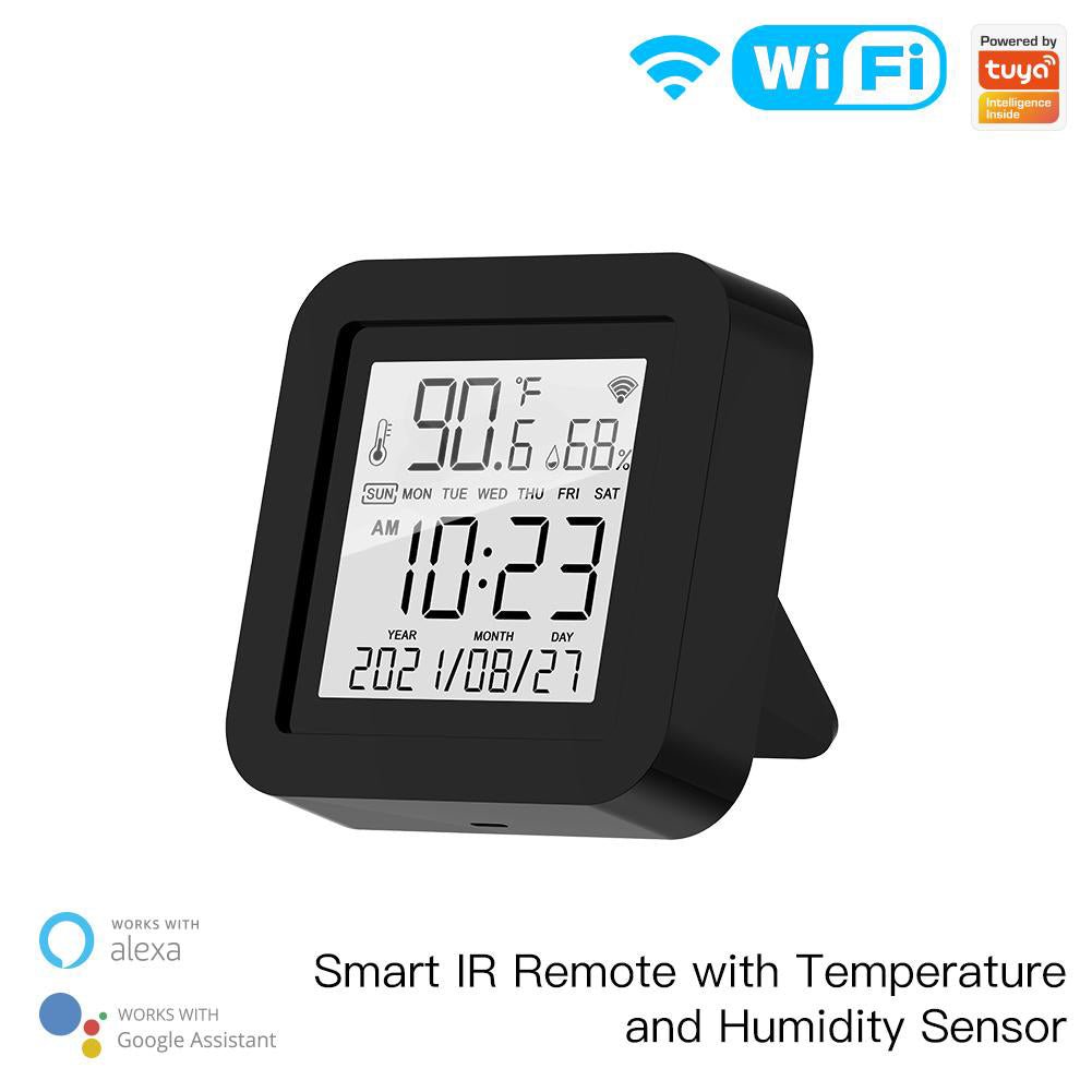 Wi-Fi Smart IR Remote Control with Temperature and Humidity Sensor for Air Conditioner TV AC | LumiMuse