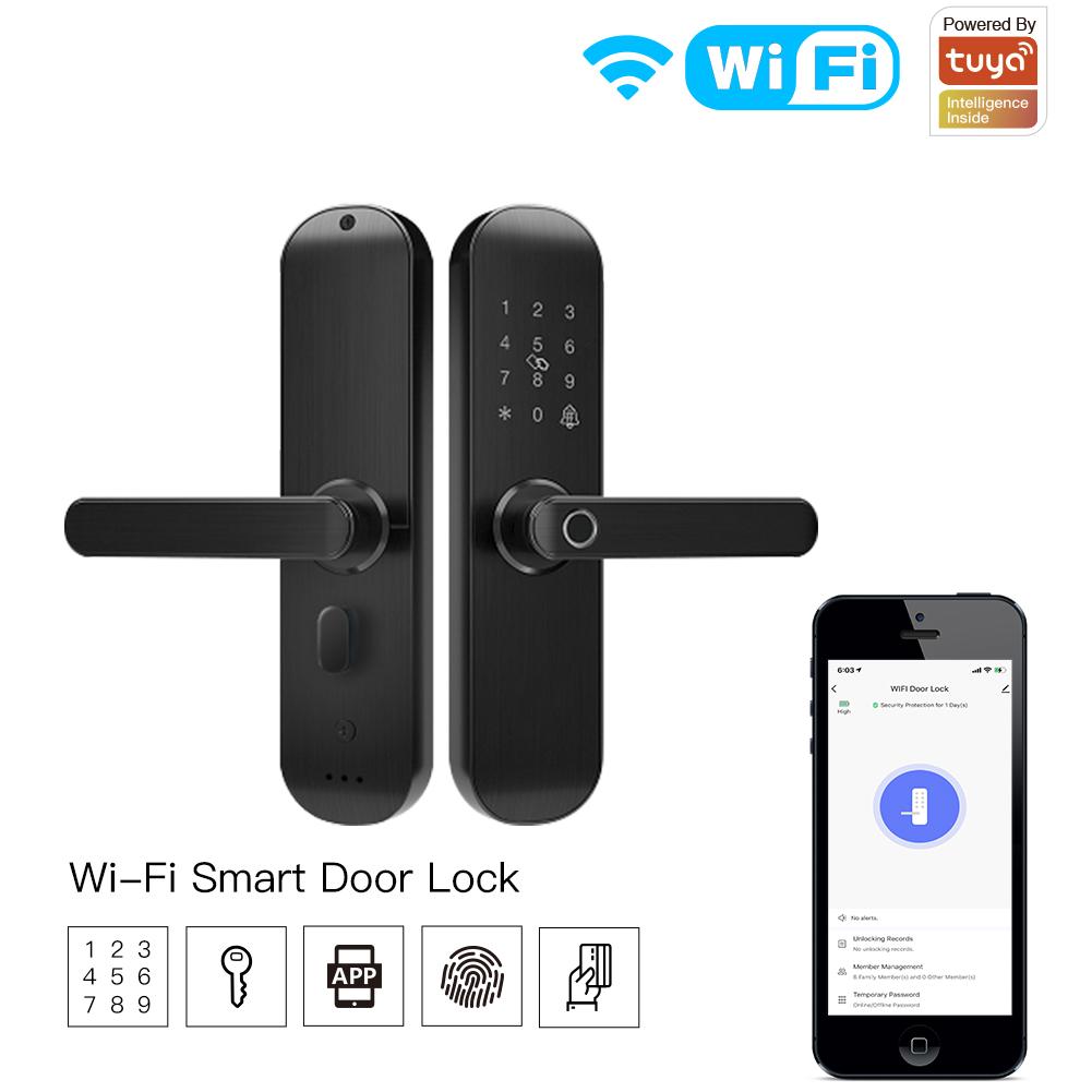 WiFi Security Smart Door Lock Multiple Unlocking Fingerprint Lock