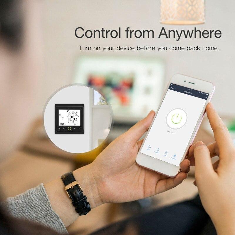 Wi-Fi Smart Central Air Conditioner Thermostat Temperature Controller 2/4 Pipe 3 Speed Fan Coil Unit