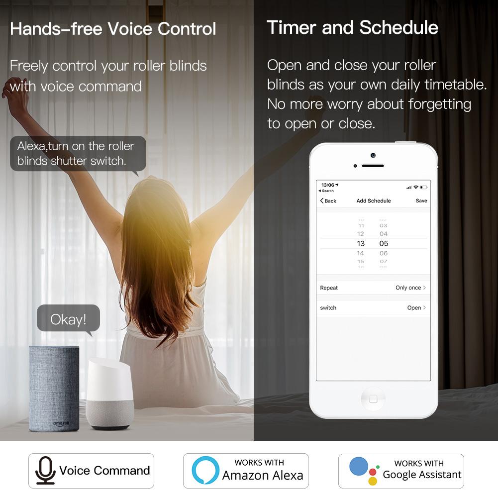 LumiMuse WiFi Mini DIY Smart Curtain Switch Module APP Voice Control Electric Curtain Motor Relay