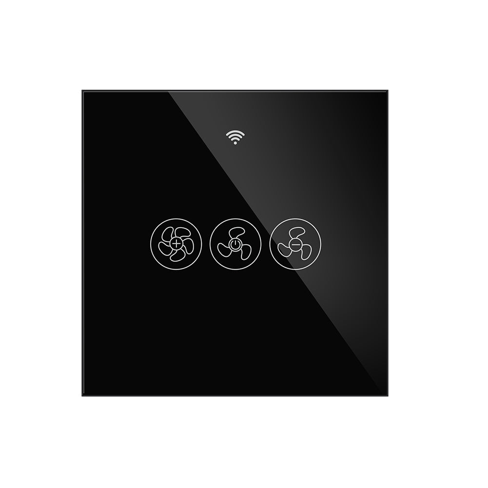 WiFi RF433 Smart Ceiling Fan Touch Switch Single Pole Neutral Wire Required EU