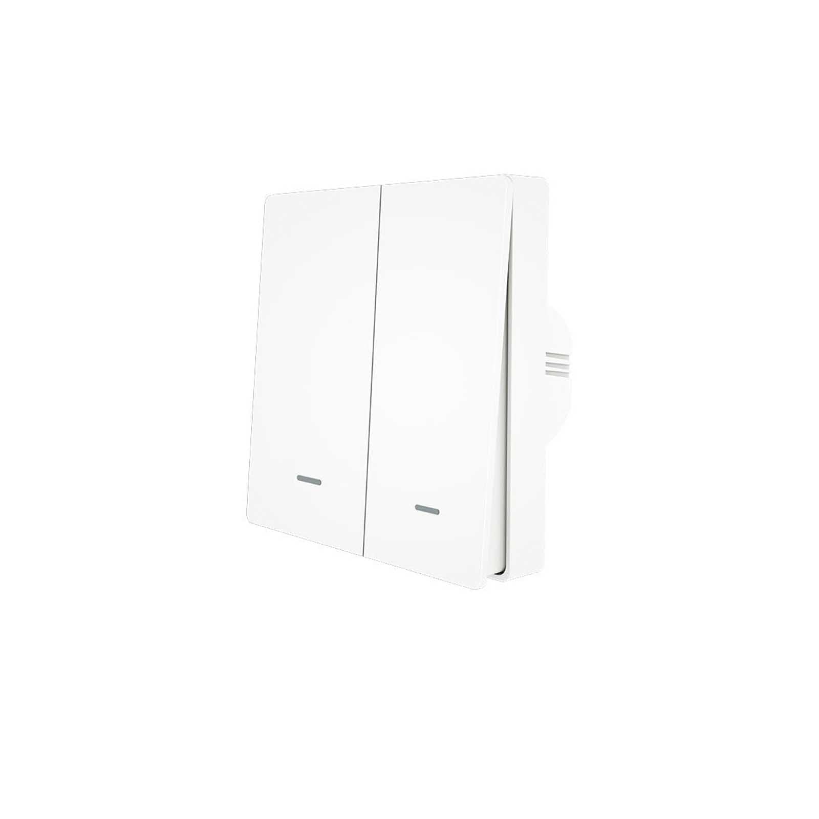 WiFi RF433 Smart Light 2 Way Multi-control Push Button Switch Neutral Wire EU