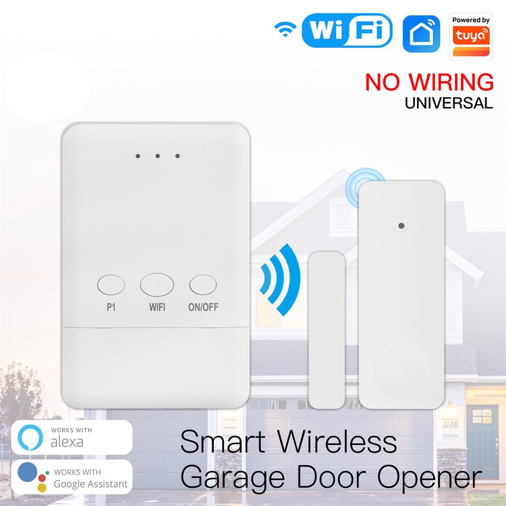 WiFi Tuya Smart Garage Door Controller Door Sensor Opener Kit No Wiring | LumiMuse