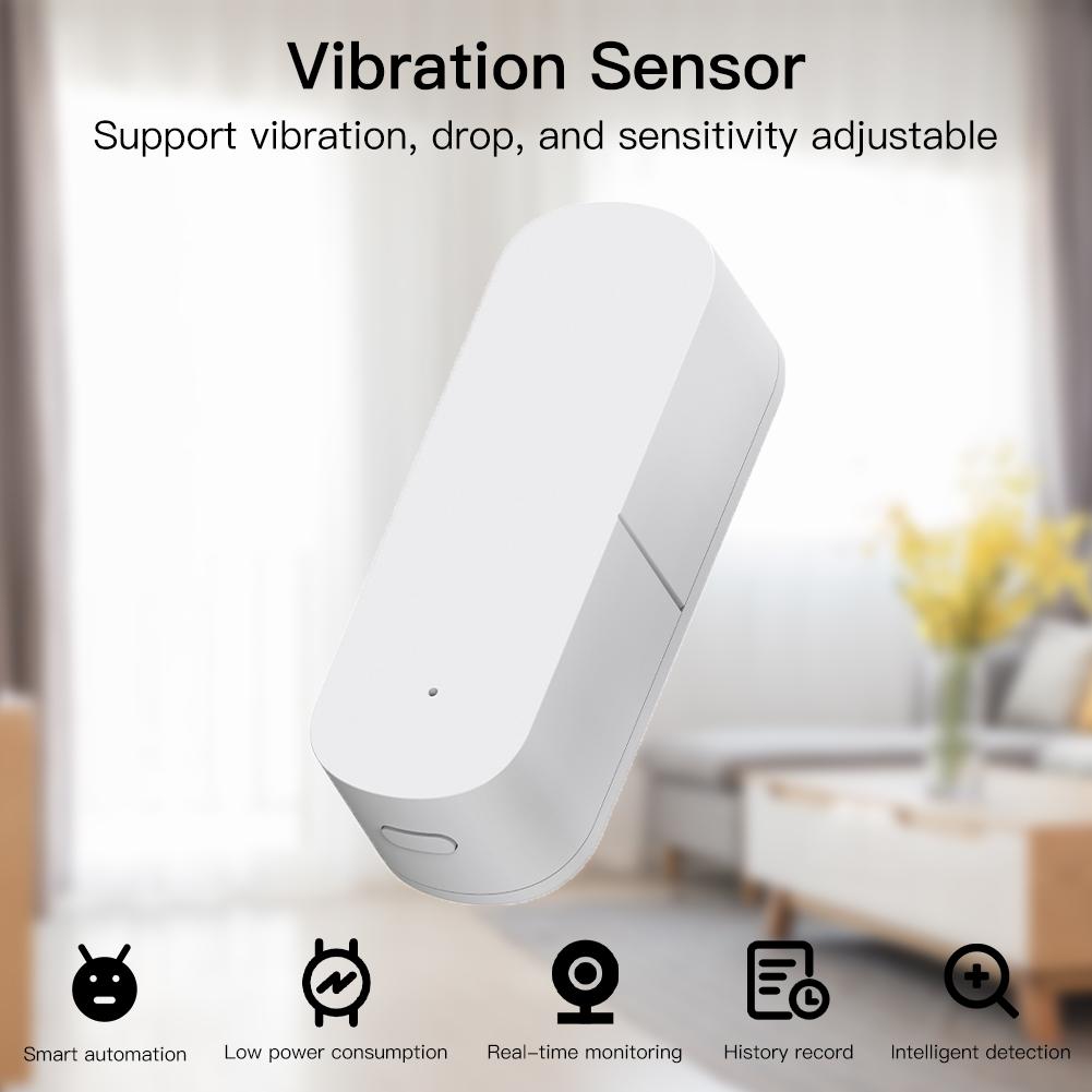 Zigbee Smart Vibration Sensor Detection Home Security System