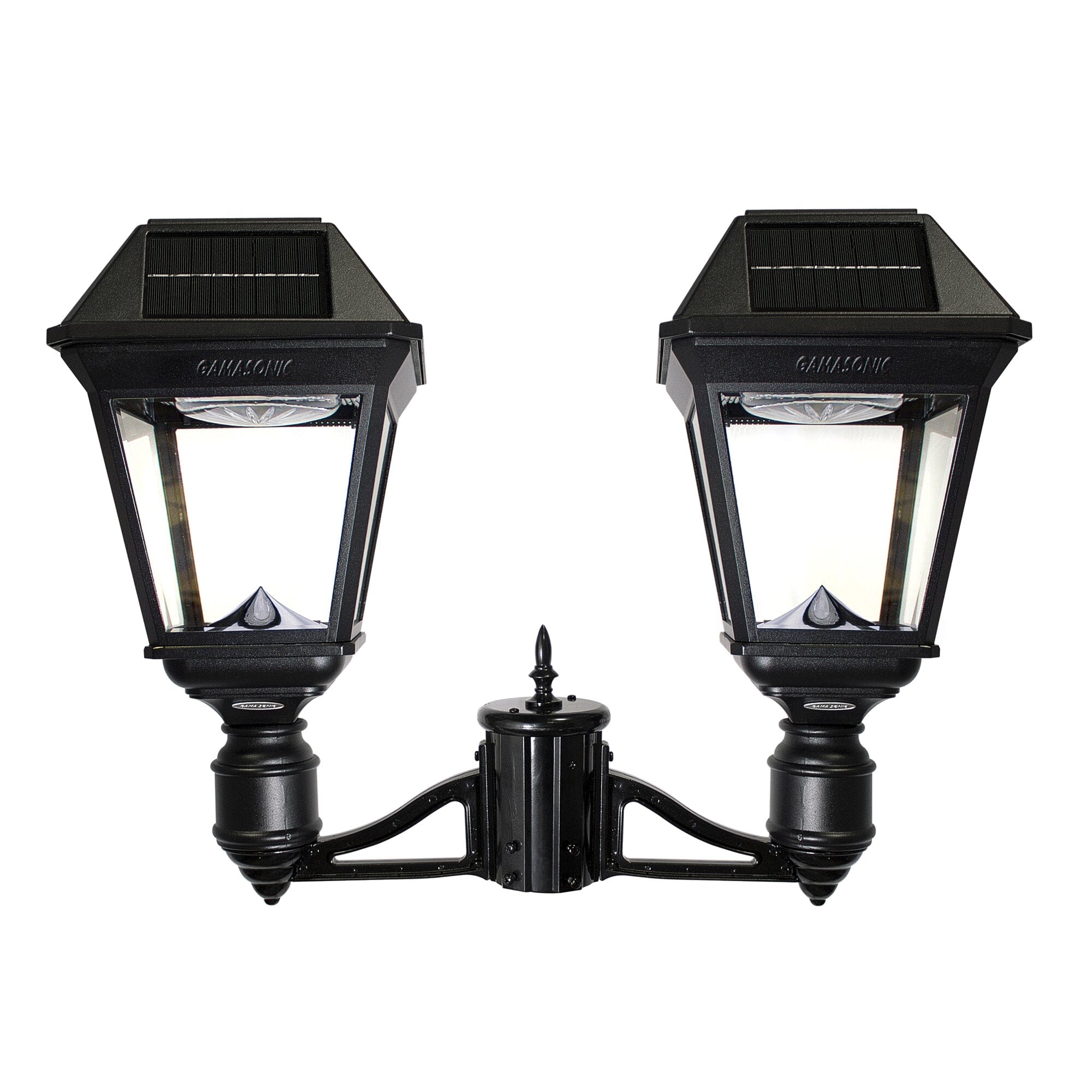 Lumimuse Solar Imperial III Double Pole Mount | Bright & Warm White
