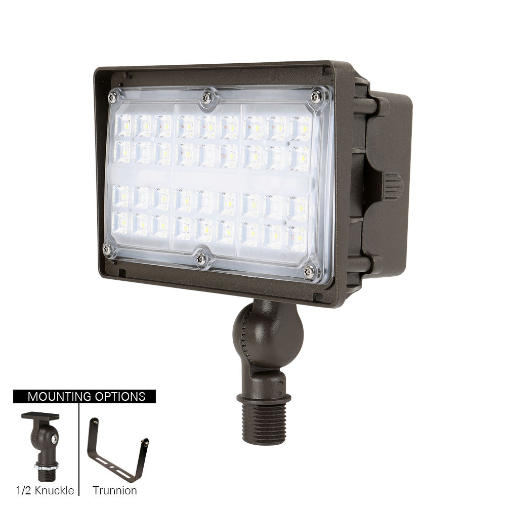LED Outdoor Flood Light - 27W - 120-277V - 3600 lumens - 5000K - 100W Equal