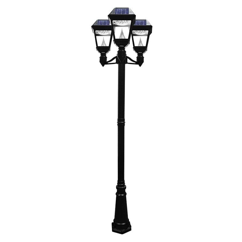 Lumimuse Solar Imperial III Triple Lamp Post