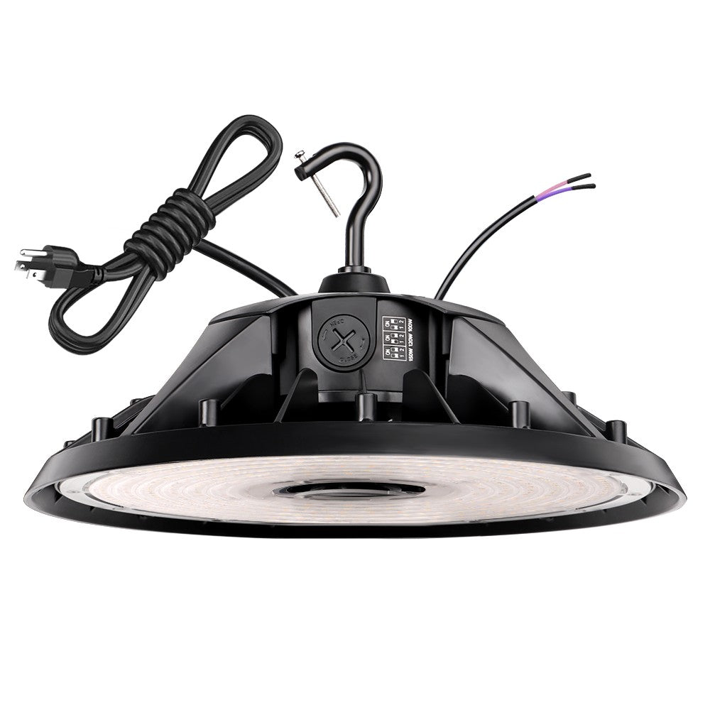 MAX series UFO LED Bay Light - 5000K - 150W/120W/100W Selectable - Up to 22000LM - Lumimuse