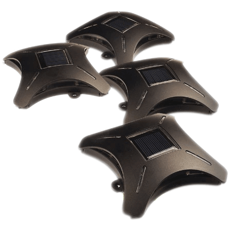 Solar Ninja Star Step Lights - Lumimuse