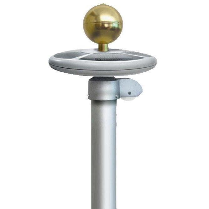 Solar Top Disk Flag Light - Lumimuse