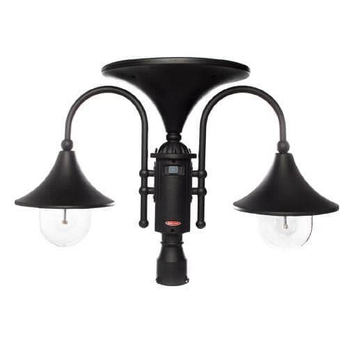 Everest II Double Commercial Solar Lamp - Lumimuse