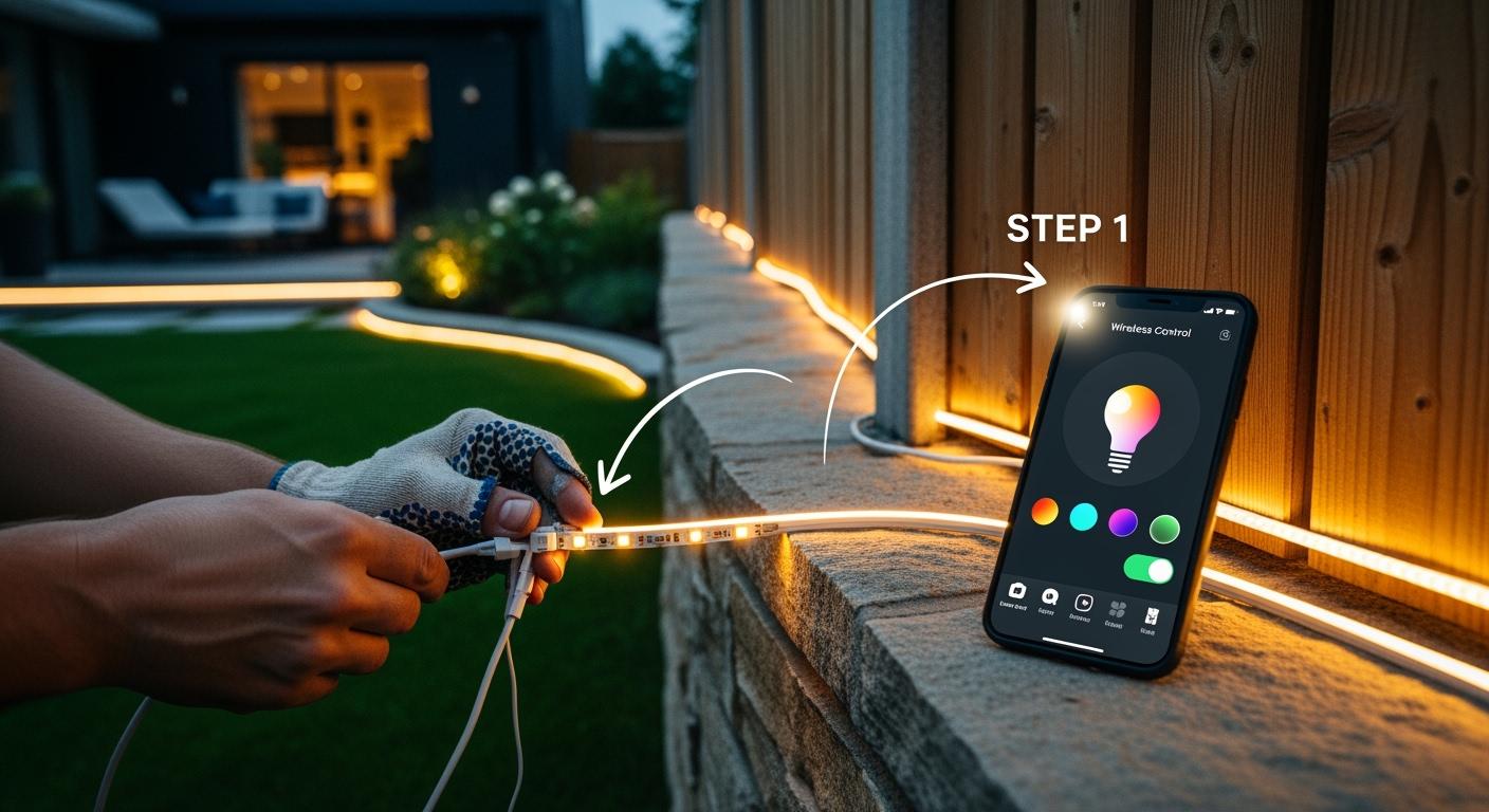 Step-by-Step Guide to Connecting Outdoor LED Light Strips with Smart Controls