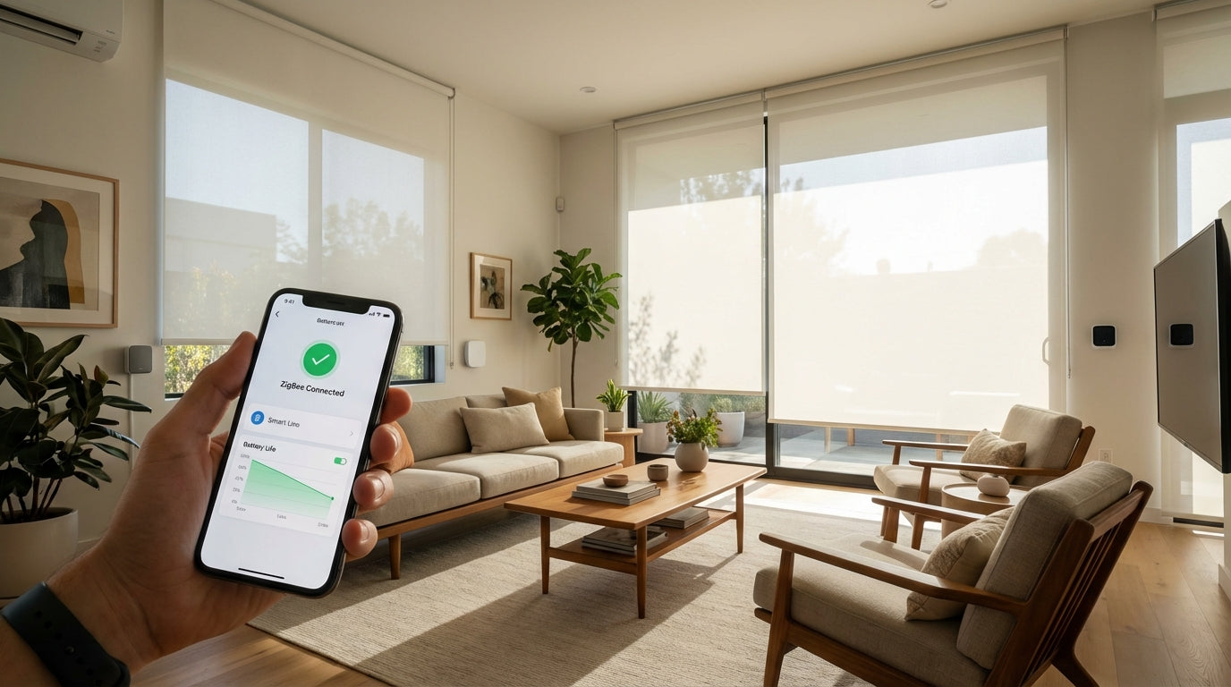 DIY Smart Motorized Blinds - Am43 ZigBee Motor for Home Automation