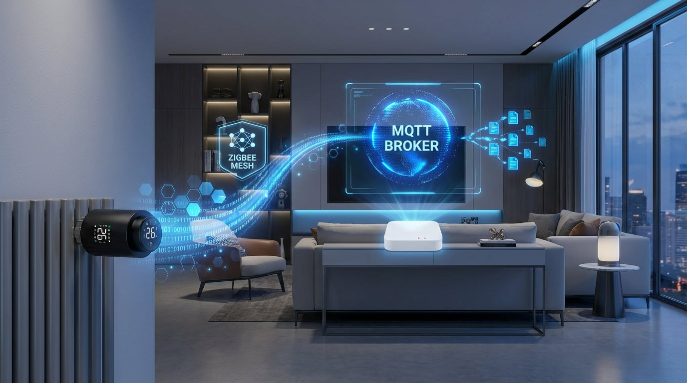 Voice-Controlled ZigBee Radiator Valves: MQTT Integration for Smart Heating