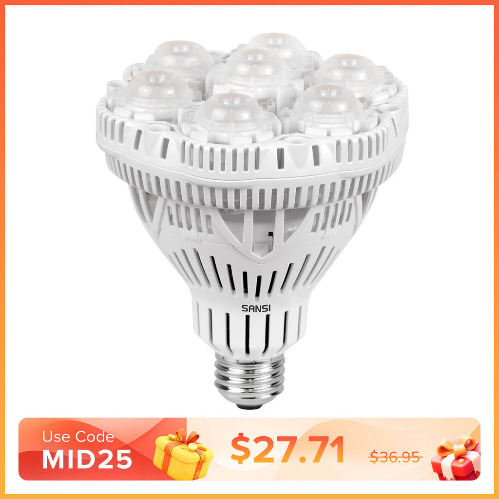 BR30 36W LED Grow Light Bulb | LumiMuse