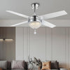 4 - Blade LED Crystal Ceiling Fan with Remote Control | Lumimuse