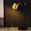 Modern Gold & Black Desktop Touch Lamp | LumiMuse